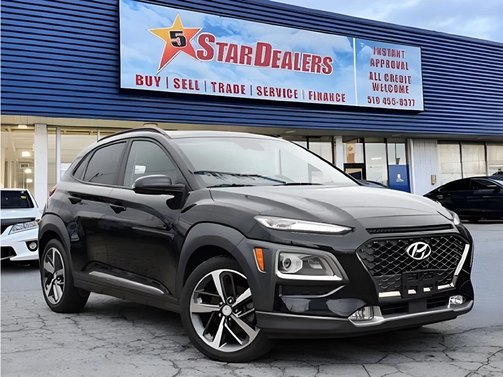 Used 2020 Hyundai KONA ULTIMATE AWD NAV LEATHER ROOF LIKE NEW WE 