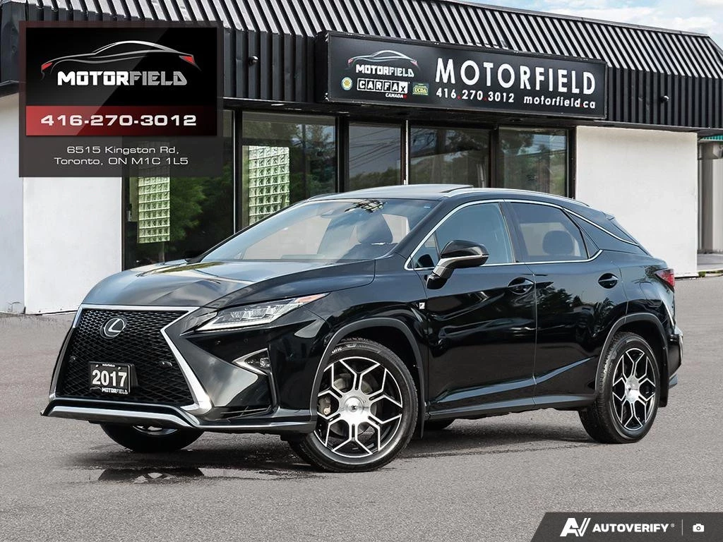 Used 2017 Lexus RX 350 F SPORT 2 AWD *BLACK/RED, NAV, LOADED 