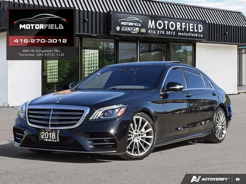 Used 2018 Mercedes-Benz S-CLASS S 560 4MATIC AMG PKG LWB *DISTRONIC 