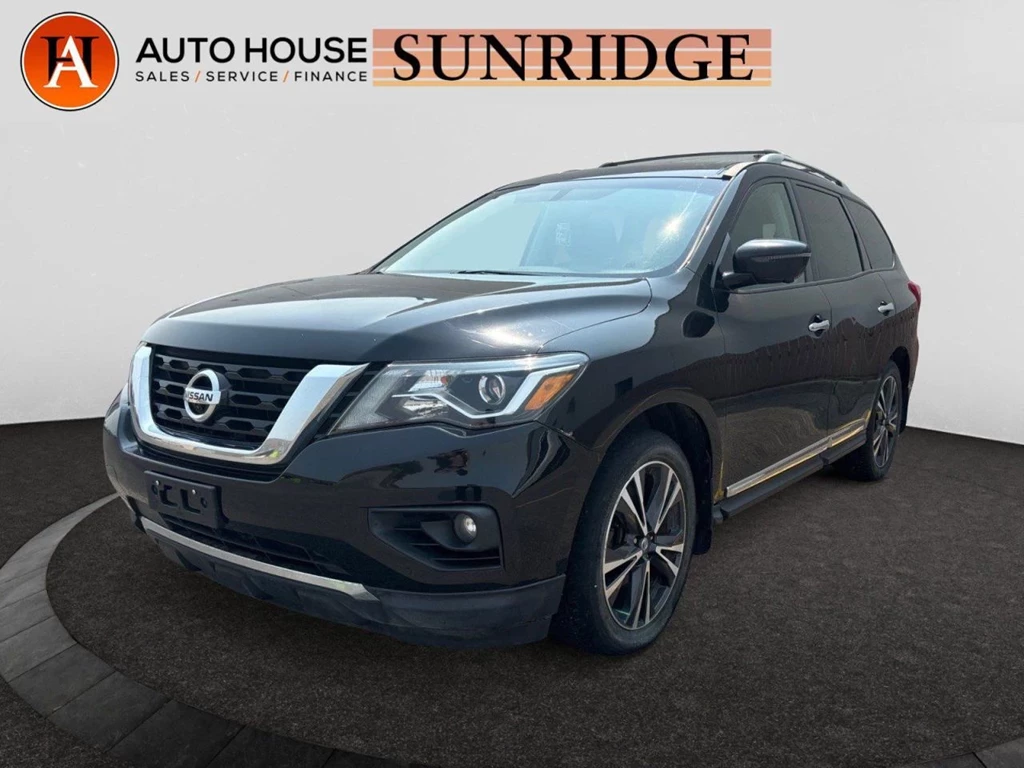 Used 2017 Nissan PATHFINDER Platinum AWD LUXURY NAVIGATION THIRD ROW SEAT REMOTE START HEATED LEATHER SEATS ENTERTAINMENT SCREEN