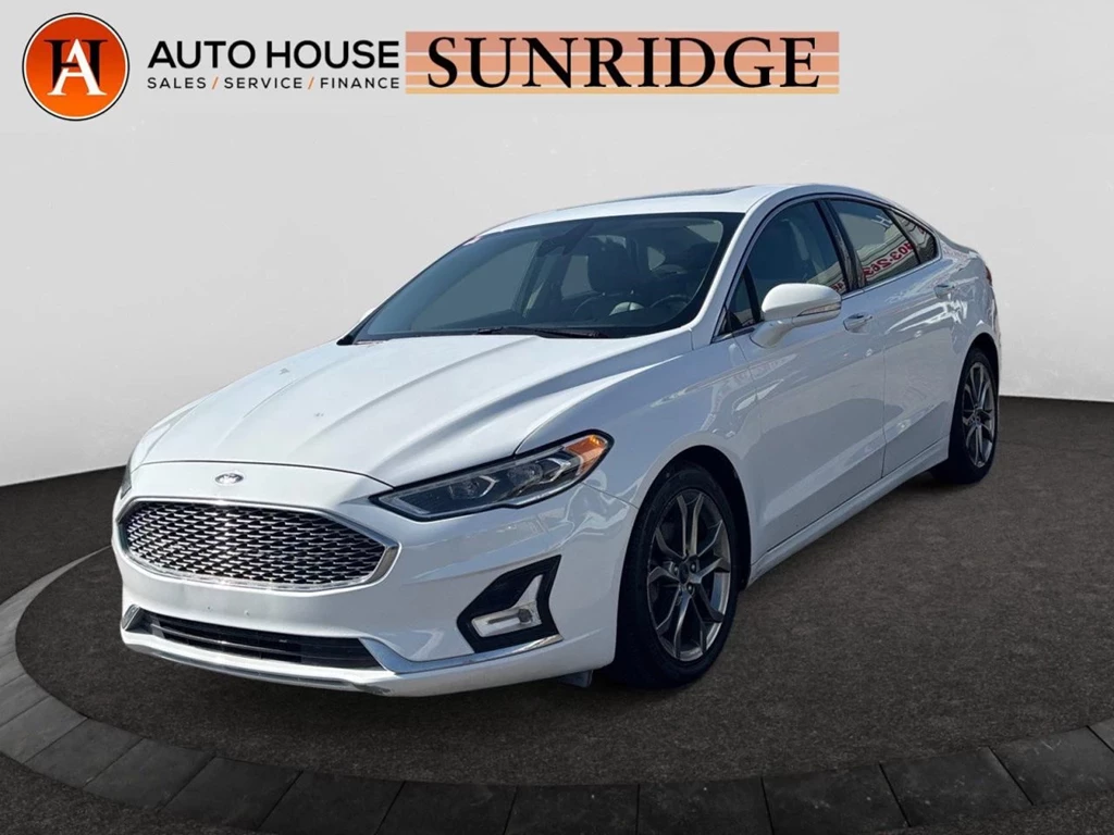 Used 2020 Ford FUSION Hybrid Titanium LEATHER HYBRID SUNROOF NAVIGATION BLIND SPOT DETECTION LANE ASSIST