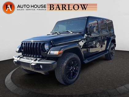 Used 2021 Jeep WRANGLER Unlimited Sahara NAVIGATION LANE ASSIST SUNROOF HEATED LEATHER SEATS