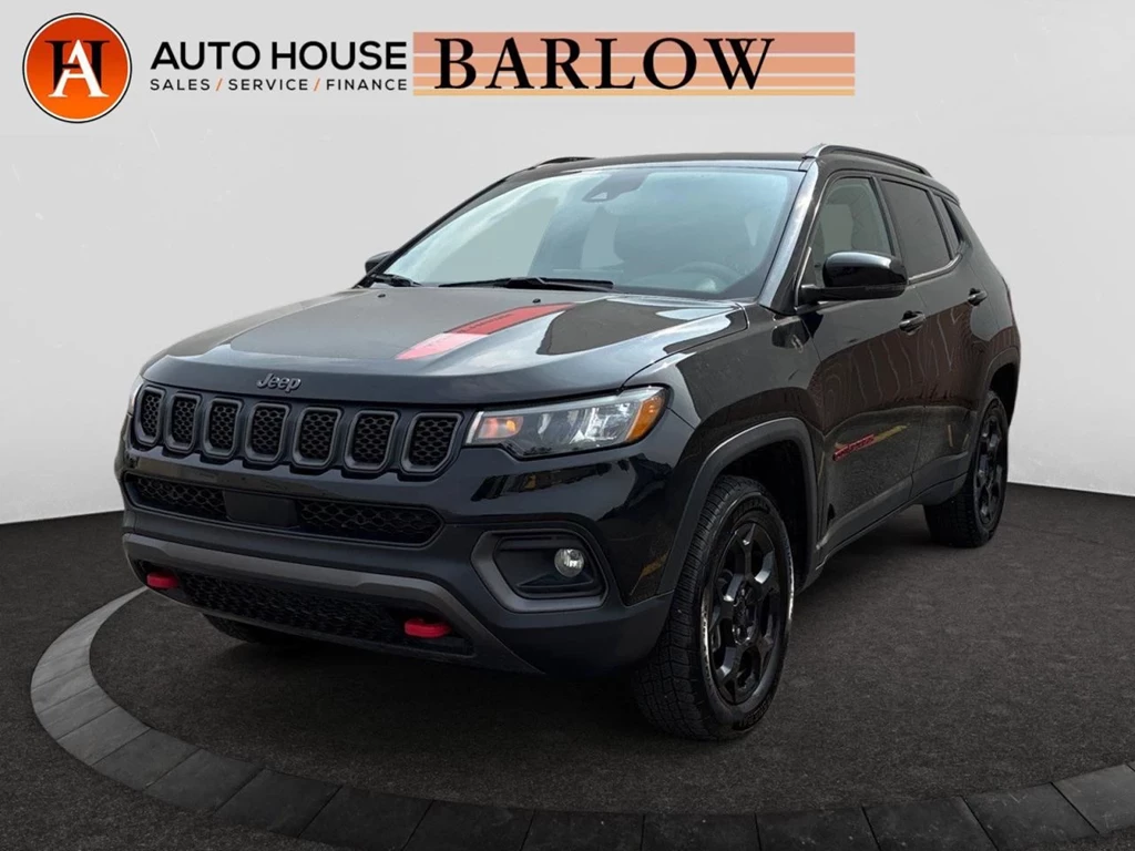 Used 2023 Jeep COMPASS Trailhawk 4X4 BACKUP CAMERA PANO ROOF NAVI LANE ASSIST PARK ASSIST