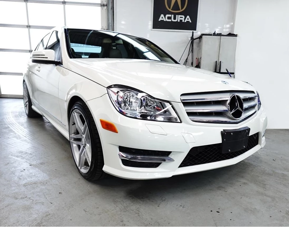 Used 2012 Mercedes-Benz C-CLASS C300 4Matic - NO ACCIDENT, LOW KM, WHITE ON BEIGE