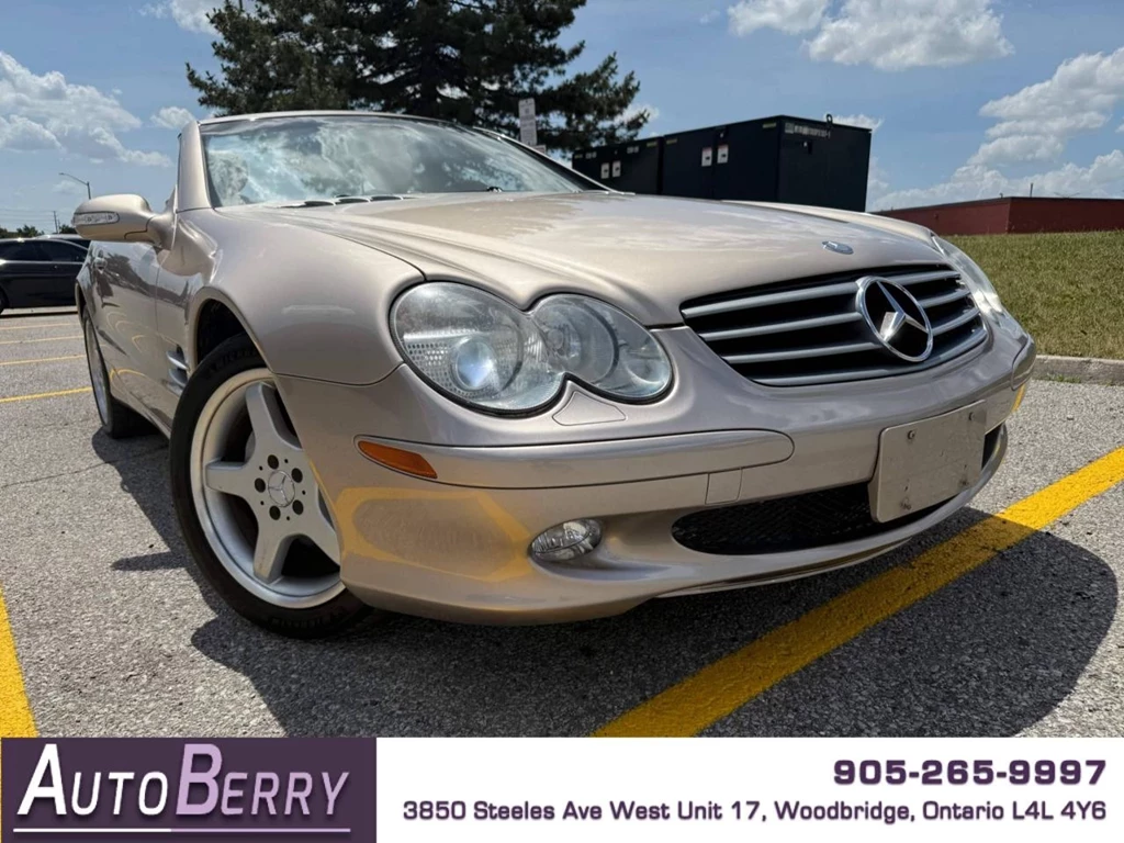 Used 2003 Mercedes-Benz SL-CLASS 2dr Roadster 5.0L
