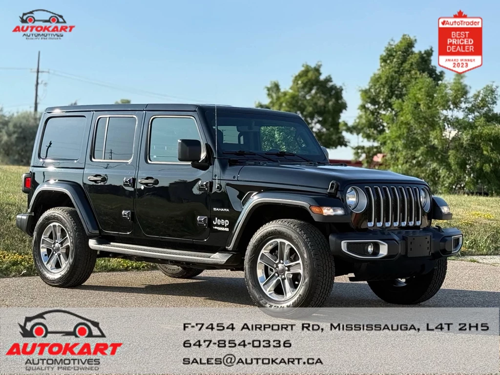 Used 2023 Jeep WRANGLER SAHARA 4 DOOR 4X4 