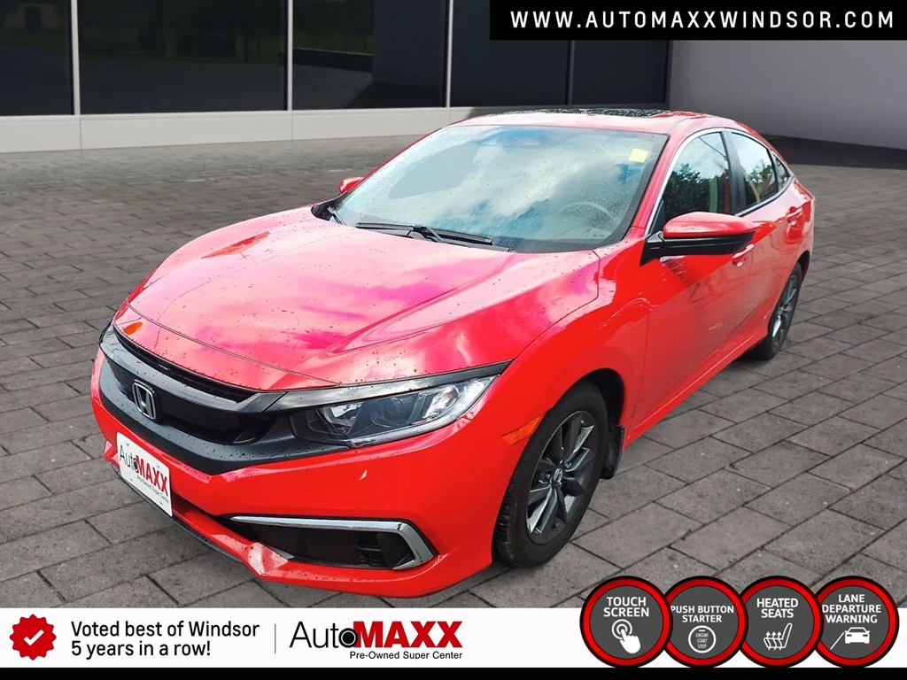 Used 2020 Honda CIVIC EX CVT SEDAN IN WINDSOR 