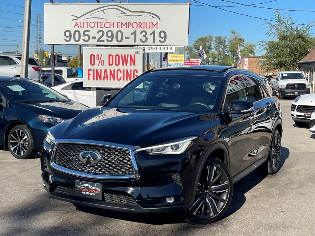 Used 2021 Infiniti QX50 LUXE AWD | LEATHER | PANO ROOF | HTD SEAT 