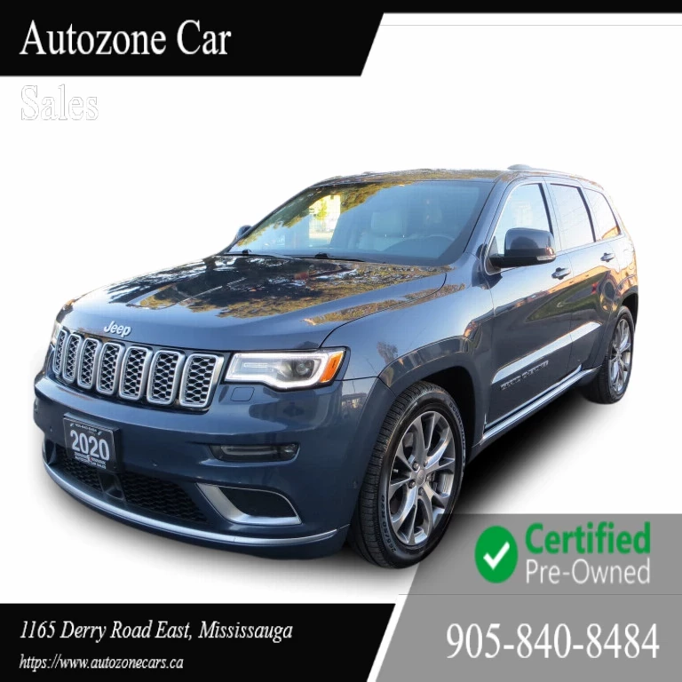 Used 2020 Jeep GRAND CHEROKEE Summit 4x4 Adaptive Cruise/LKA