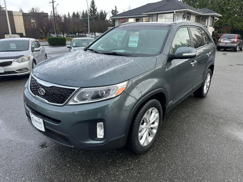 Used 2015 Kia SORENTO AWD V6 EX, Local BC, Pano Sunroof, Heated Leather Seats and Wheel