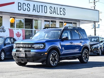 Used 2024 Ford BRONCO SPORT Outer Banks 4x4, One Owner, GPS, 360 Assist
