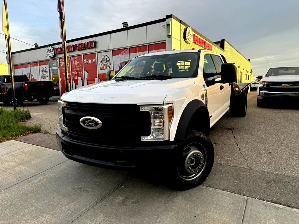 Used 2019 Ford F-450 SUPER DUTY 6.7L DIESEL FLATBED DRW 6 