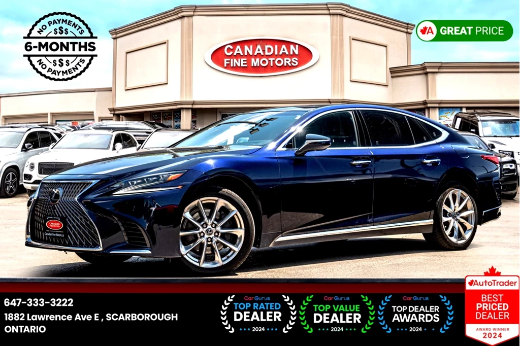Used 2018 Lexus LS LS 500 AWD REAR ENTERTAINMENT HUD PANO 