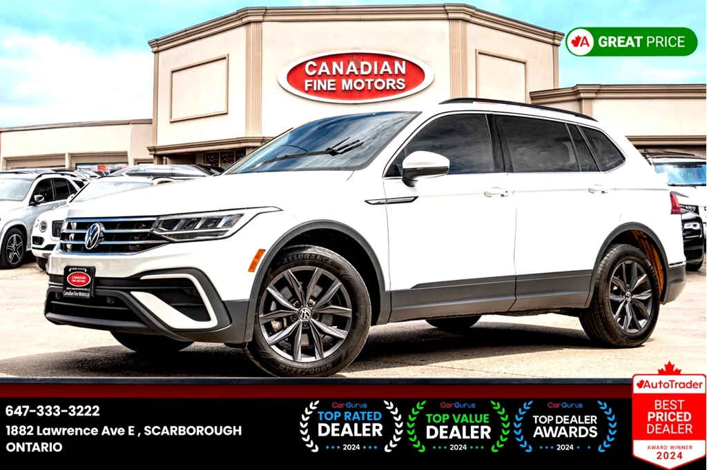 Used 2023 Volkswagen TIGUAN COMFORTLINE 4MOTION PANO CLEAN 