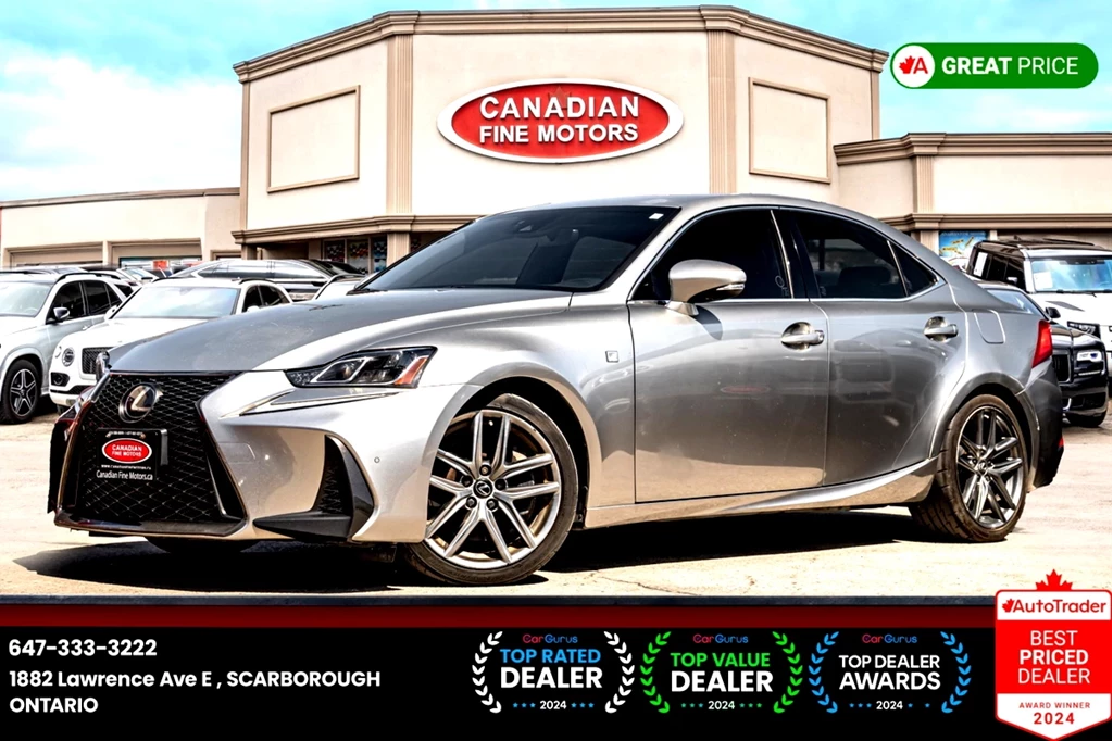 Used 2019 Lexus IS IS 350 AWD F-SPORT BSM NAVI CAM COOLED 