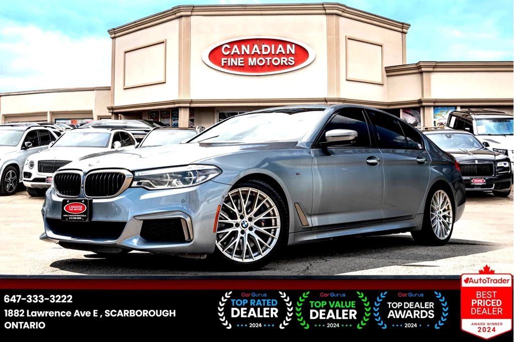 Used 2018 BMW 5 SERIES M550I XDRIVE M SPORT SUNROOF COOLED 