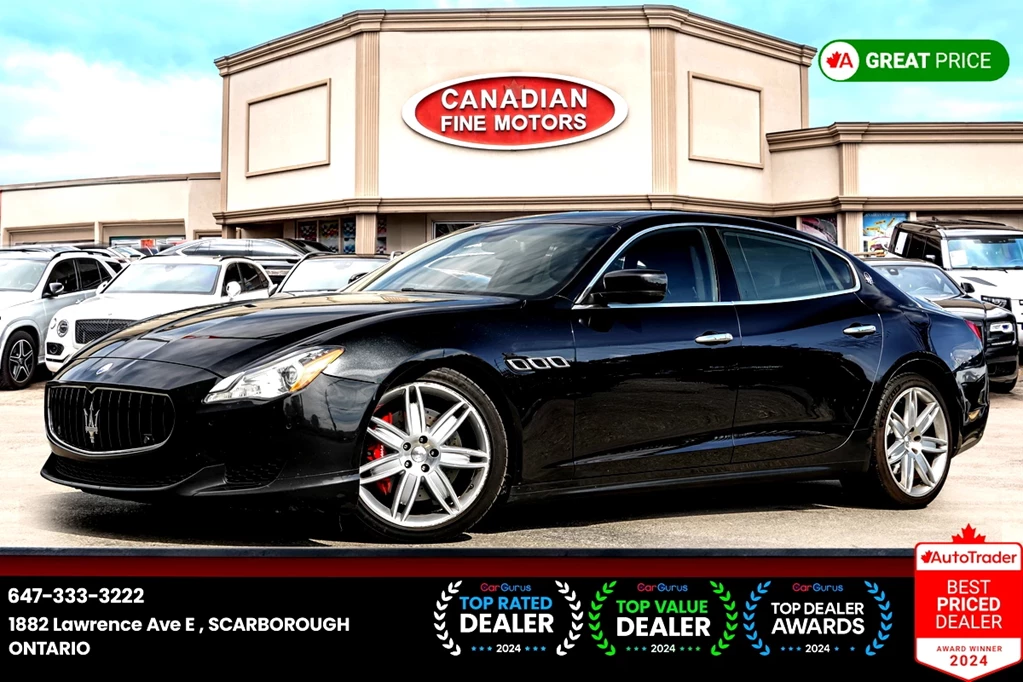 Used 2014 Maserati QUATTRROPORTE S Q4 | NAVI | CAM | ROOF | BSM 