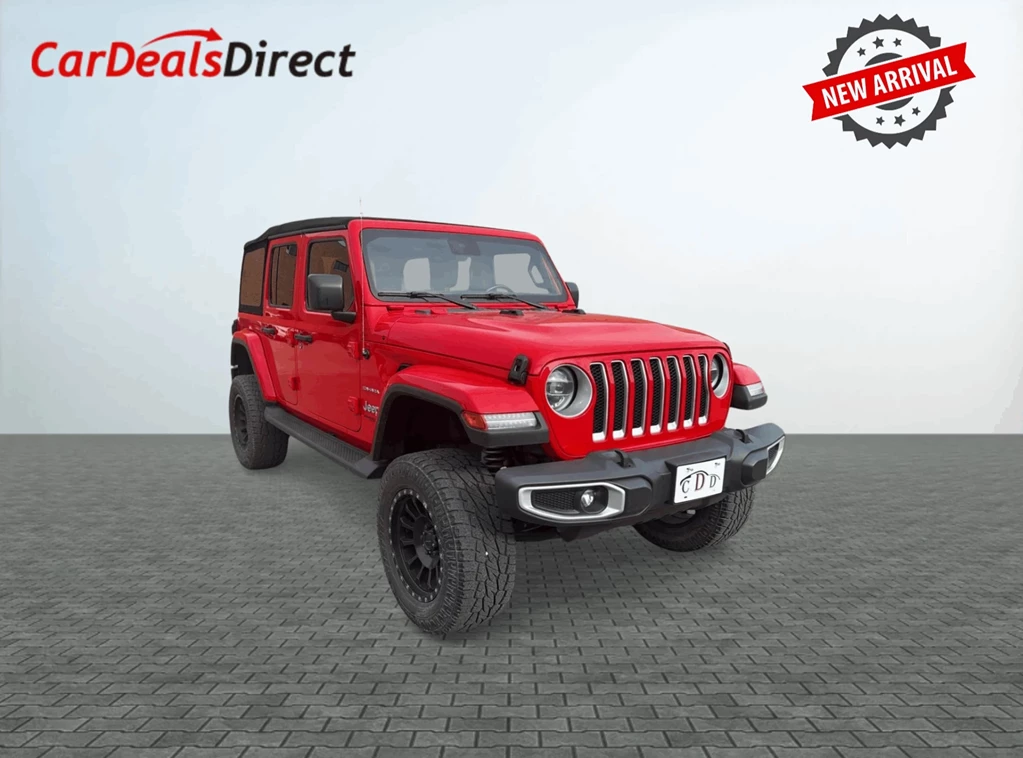 Used 2021 Jeep WRANGLER UNLIMITED SAHARA 4X4/LEATHER/NAVI/REMO... 