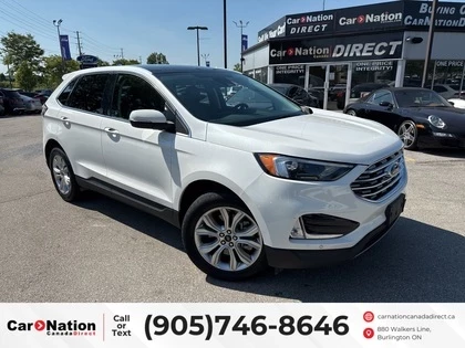 Used 2023 Ford EDGE TITANIUM AWD LEATHER PANO ROOF 12" SCREEN
