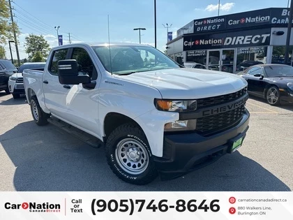 Used 2021 Chevrolet SILVERADO 1500 4X4 CREW CAB V8 TOUCHSCREEN OPEN SUNDAYS!