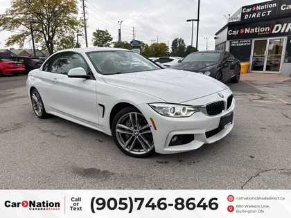 Used 2017 BMW 4 SERIES 440I AWD HARD TOP CONVERTIBLE NAV M PKG