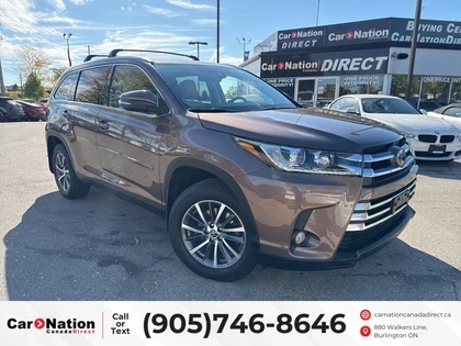 Used 2019 Toyota HIGHLANDER XLE AWD LEATHER SUNROOF NAV 8 PASSENGER