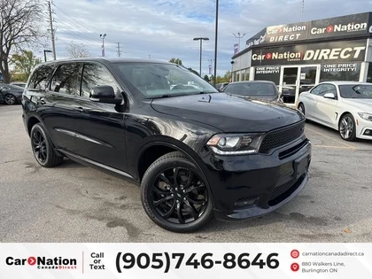 Used 2019 Dodge DURANGO GT BLACKTOP AWD LEATHER SUNROOF NAV DVDS
