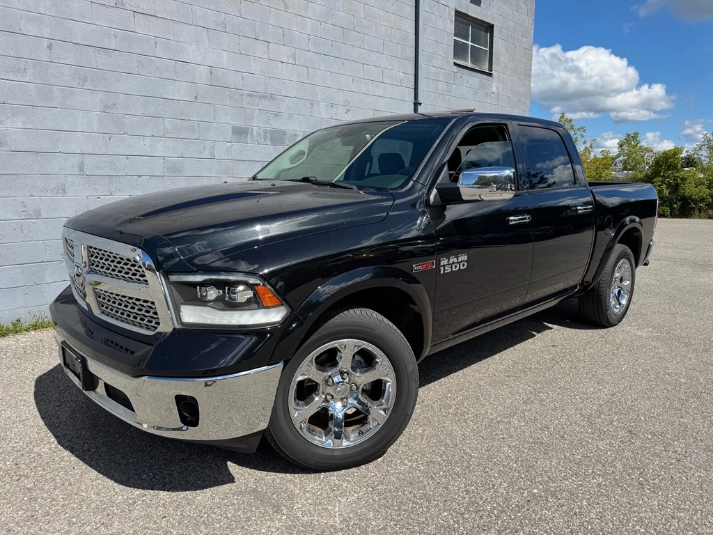Used 2017 RAM 1500 CREW CAB - LARAMIE - ECO-DIESEL 4WD - LEAT... 
