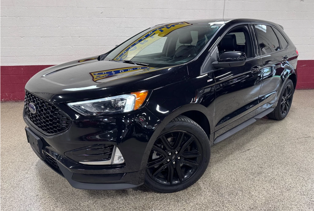 Used 2022 Ford EDGE SEL AWD ST-LINE - CARPLAY - LEATHER - BACK 