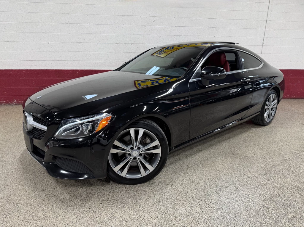 Used 2017 Mercedes-Benz C-CLASS COUPE C300 4MATIC - BURMESTER SOUND - R 