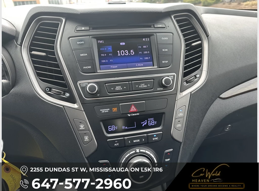 Used 2017 Hyundai SANTE FE SPORT 2.4L SE AWD