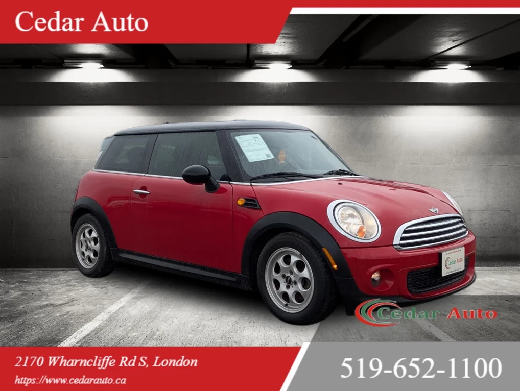Used 2012 MINI COOPER MANAGERS SPECIAL 