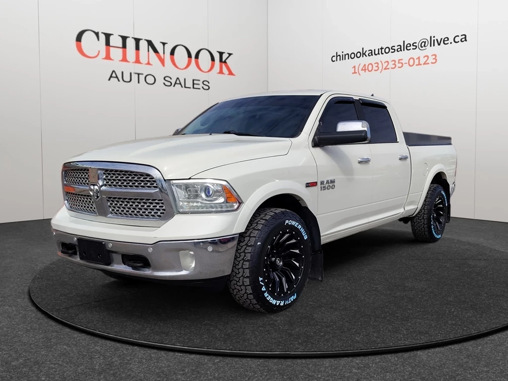 Used 2018 RAM 1500 LARAMIE 4X4 CREW CAB 64 BOX 