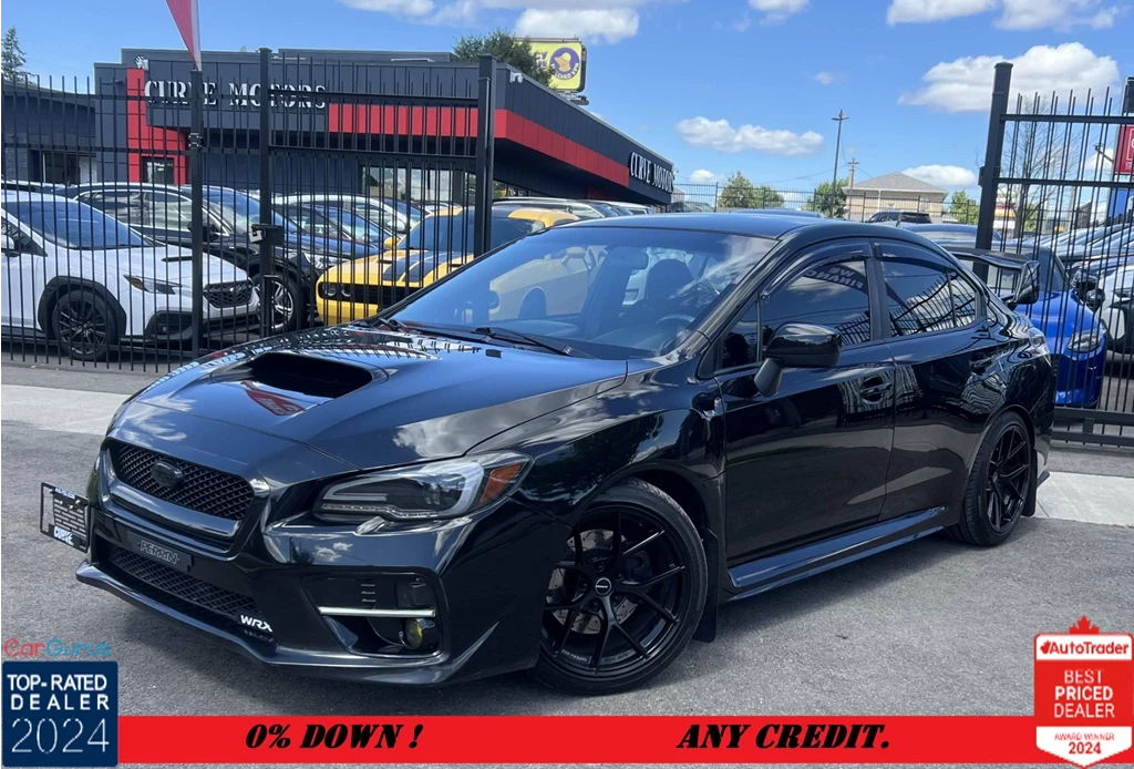 Used 2016 Subaru WRX AWD MANUAL WITH WING SPOILER 
