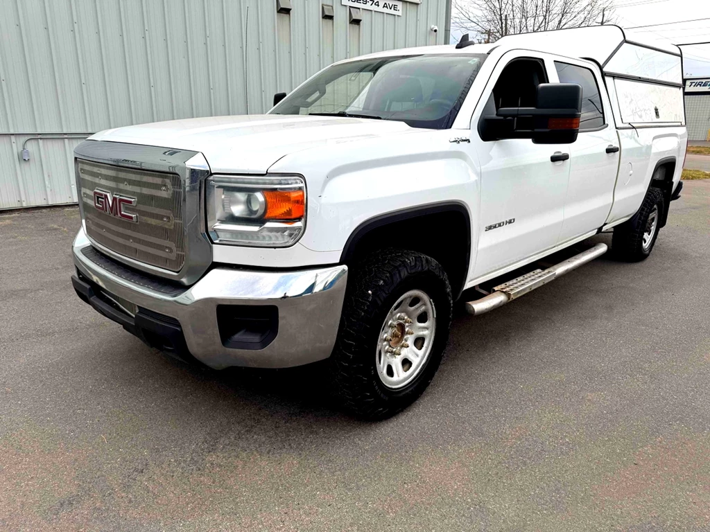 Used 2019 GMC SIERRA 3500 HD CREW CAB 4X4 WITH CANOPY, 6.0L V... 