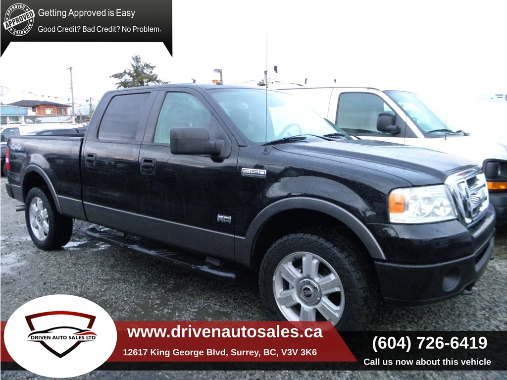 Used 2008 Ford F-150 4X4 XLT CREW CAB 4X4 LONG BOX 