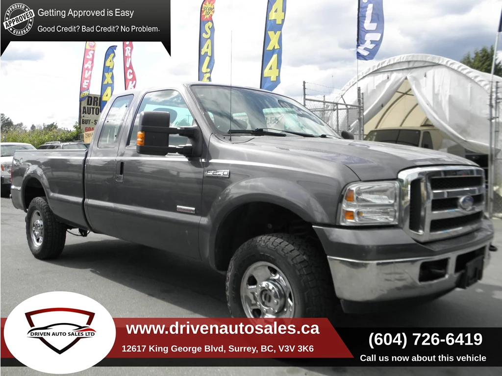 Used 2005 Ford SUPER DUTY F-250 4X4 DIESEL 4X4 SUP 