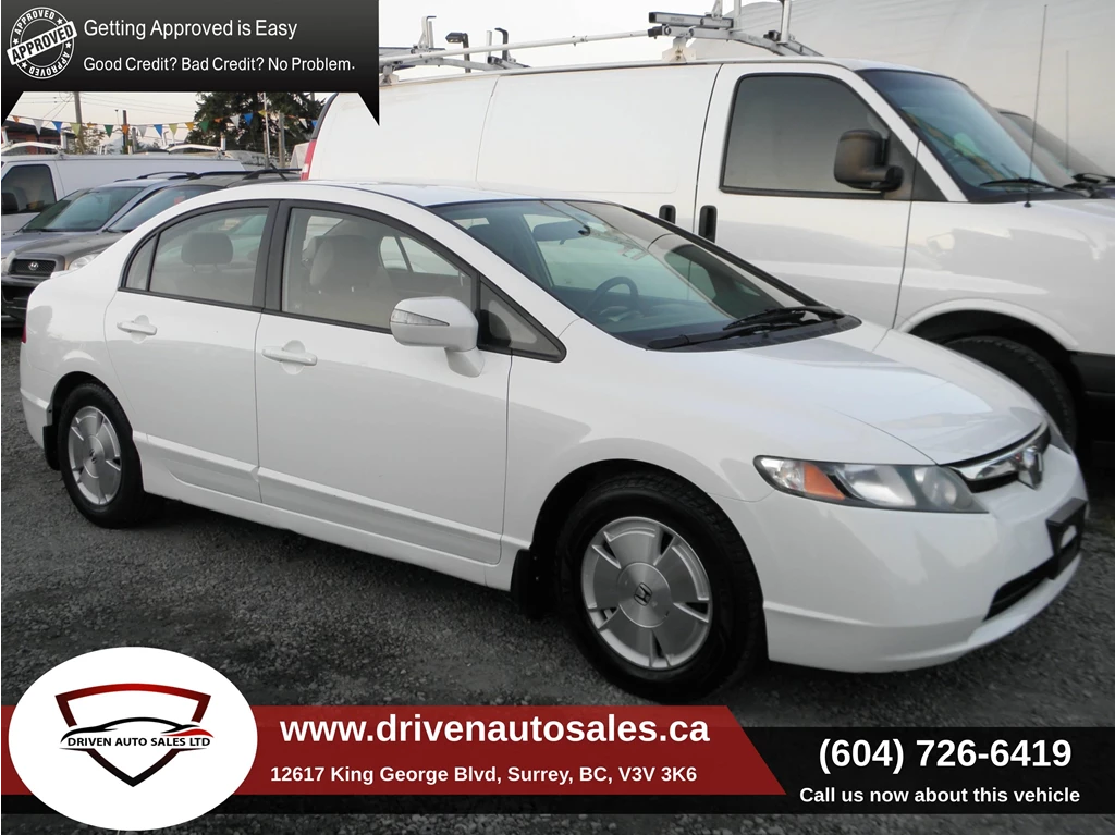 Used 2008 Honda CIVIC HYBRID FWD SEDAN HYBRID ELEC 