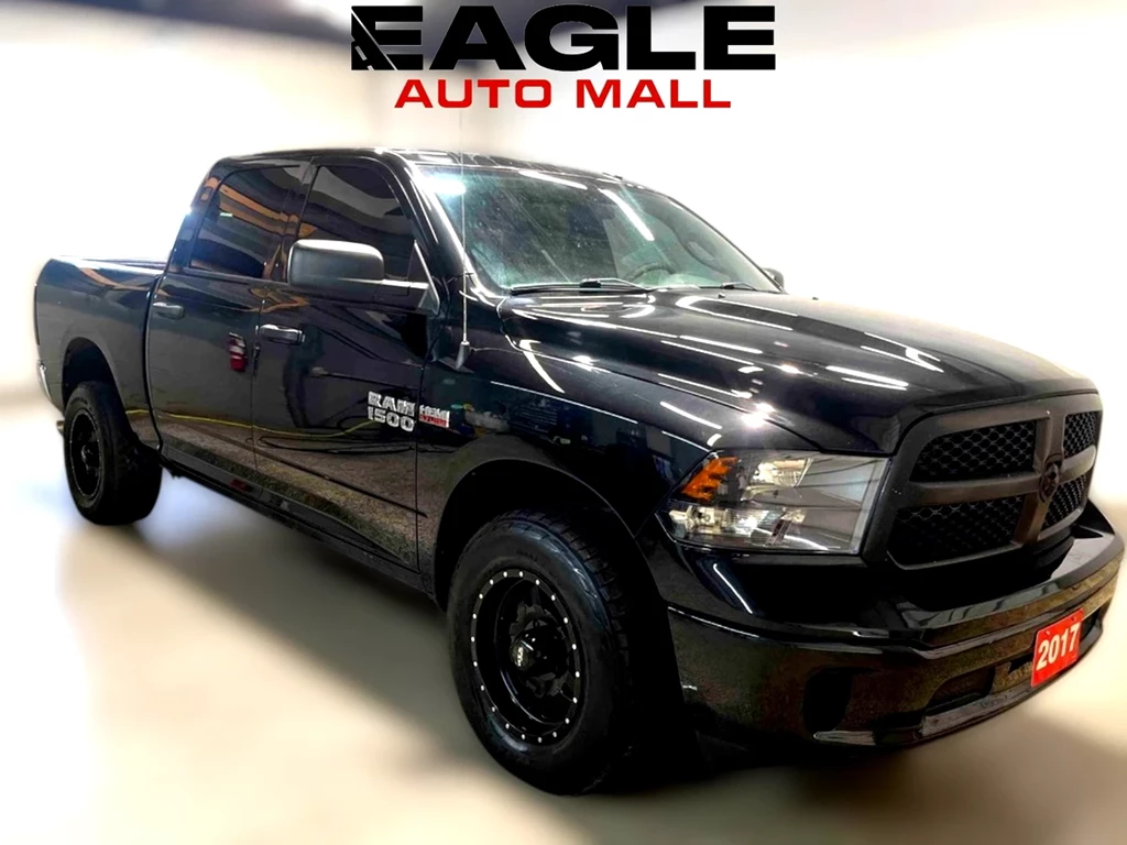 Used 2017 RAM 1500 SXT CREW CAB 4X4 HEMI | SPRAY-IN BED LINER... 