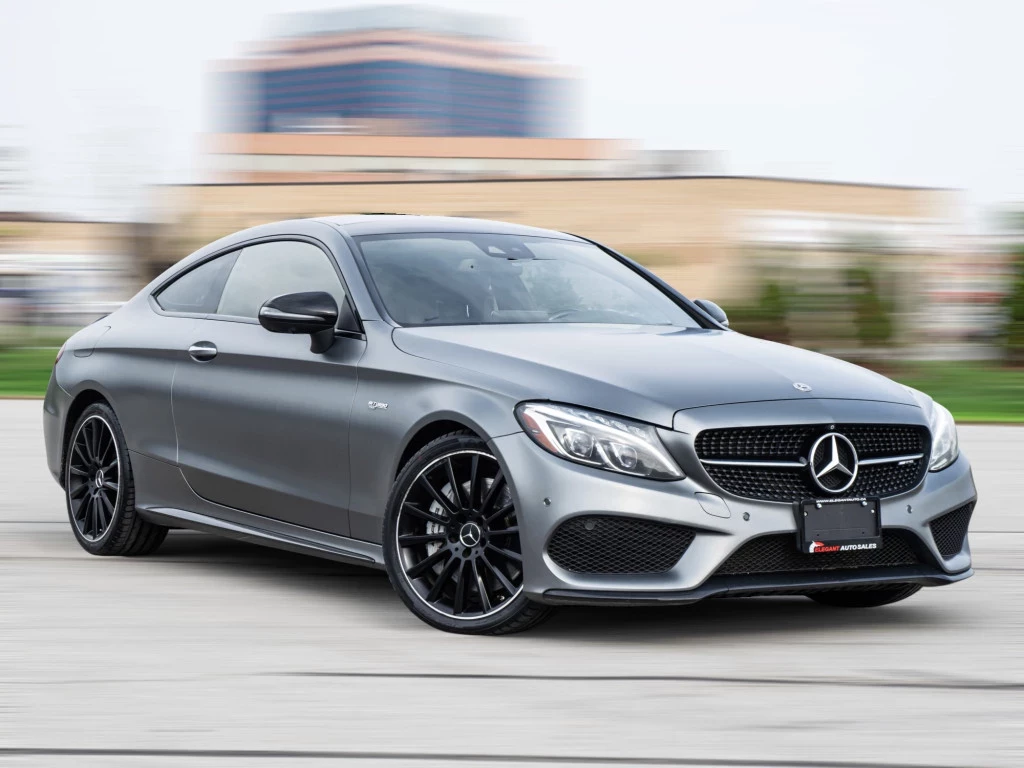 Used 2018 Mercedes-Benz C-CLASS AMG 43 COUPE|RED INT|NAV|PANOROOF|NIGH 