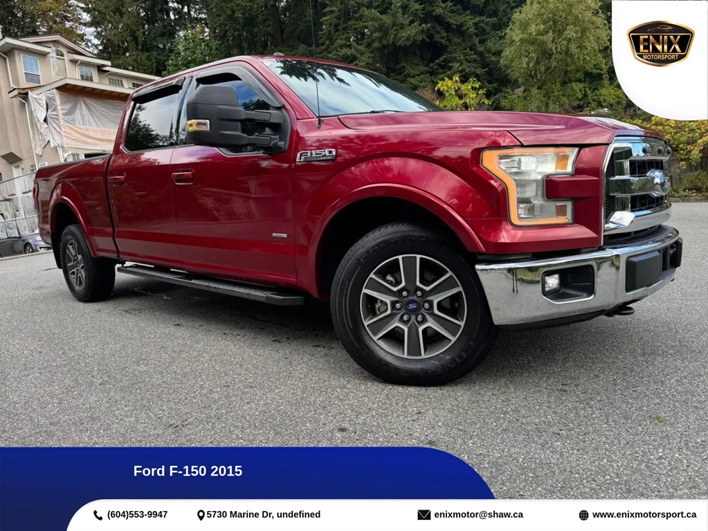 Used 2015 Ford F-150 SUPERCREW | LARIAT |4WD|6.5 BED | FULLY L... 