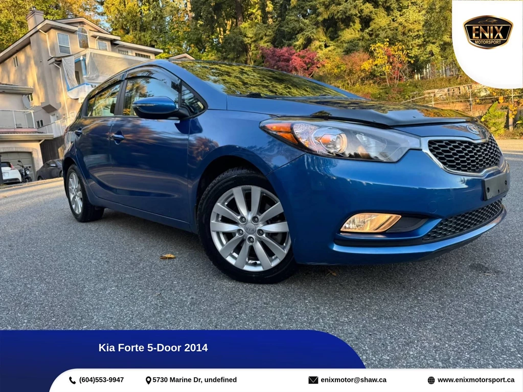 Used 2014 Kia FORTE 5-DOOR AUTO | HATCHBACK | LOW KM | SUNROOF 