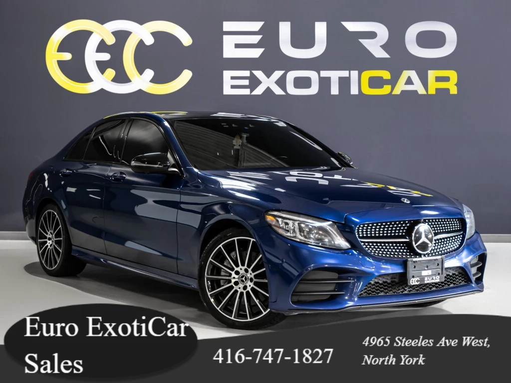 Used 2019 Mercedes-Benz C-CLASS C 300 AMG PKG NIGHT PKG 360D CAMERA DI 