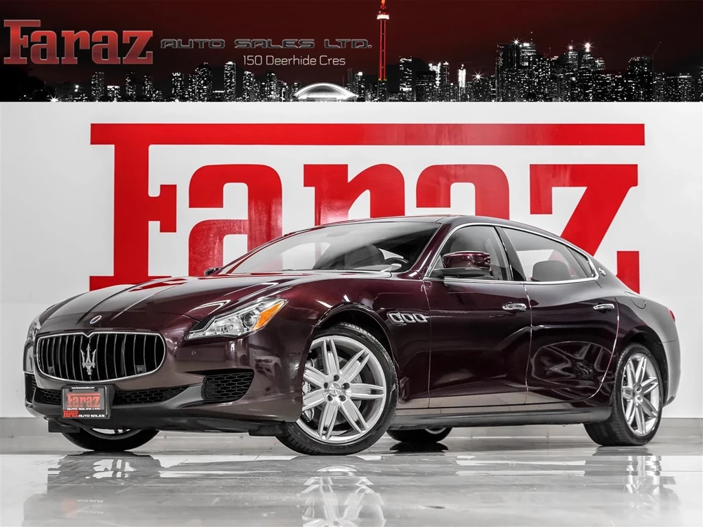 Used 2014 Maserati QUATTROPORTE S Q4|NAVI|REARCAM|LOW KM'S|ONE OWNER