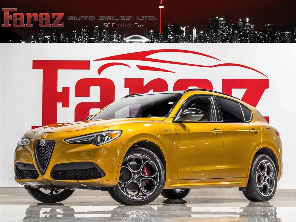 Used 2022 Alfa Romeo STELVIO VELOCE|Q4|ADAPT CRUISE|HARMAN KARDON|BLINDSPOT|PANO|LOADED