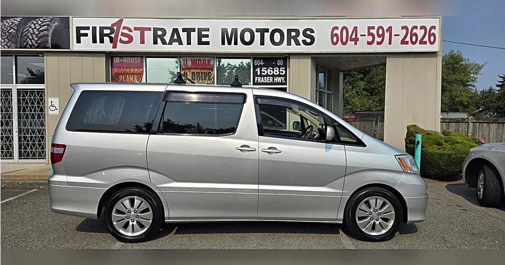 Used 2003 Toyota ALPHARD, ALL WHEEL DRIVE, 2.4L 4 CYLINDERS, 850... Financing Available... OAC