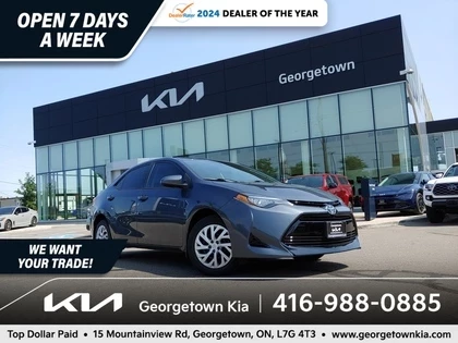 Used 2017 Toyota COROLLA LE 1.8L FWD HTD SEATS ONLY 8K KM BU CAM