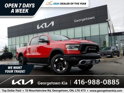 Used 2022 RAM 1500 Rebel 5.7L 4WD NAV HTD SEATS 70K KM BU CAM