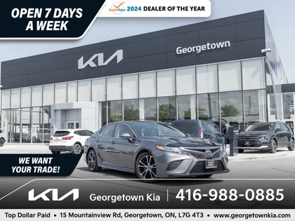 Used 2020 Toyota CAMRY Hybrid SE 2.5L FWD SUNROOF HTD SEATS LTHR