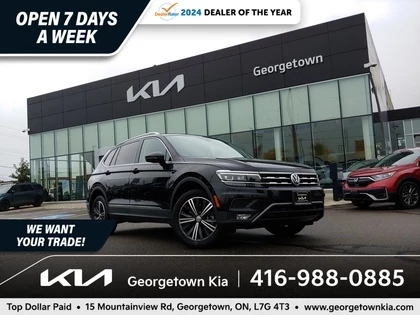Used 2021 Volkswagen TIGUAN Highline 2.0L AWD 7 SEAT SUNROOF NAV LTHR